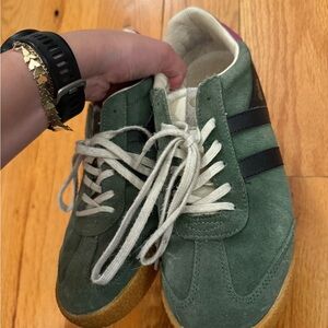 Gola Green and Black Women's Sneakers